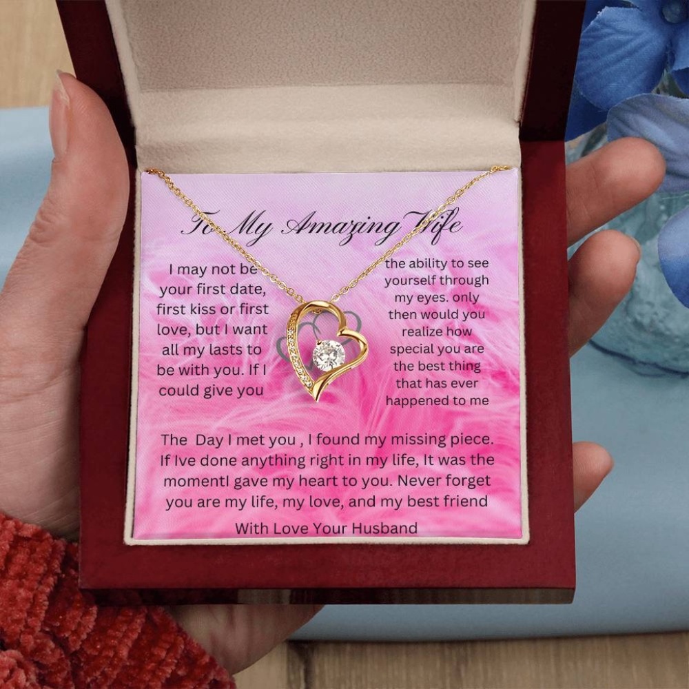 To My Amazing Wife Necklace